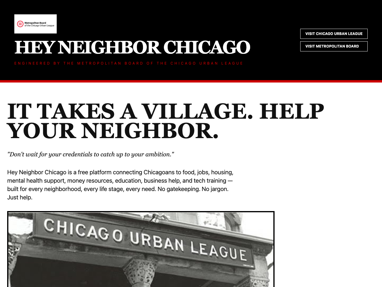 HEY NEIGHBOR CHICAGO